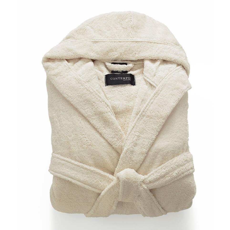 Babylon Supremely Plush-Soft Hooded Turkish Bathrobe, Personalize with Embroidery