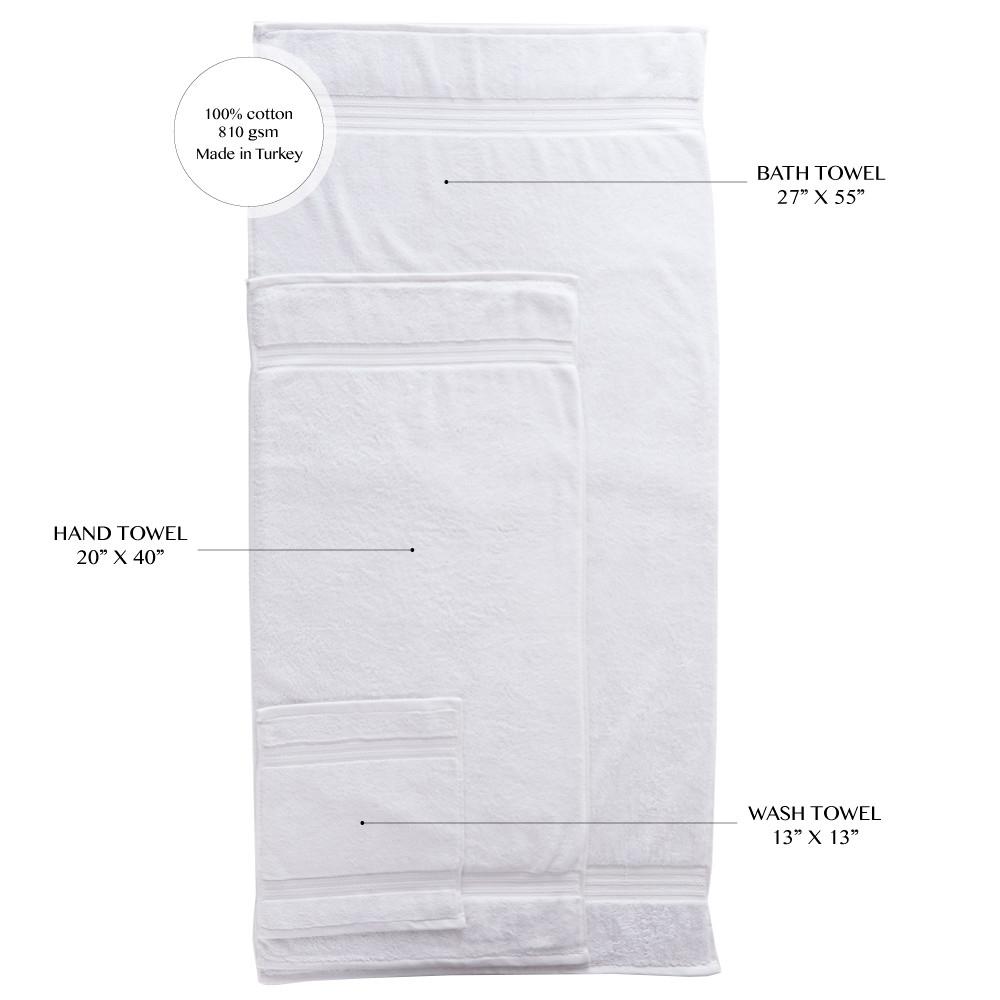 Parador® Monogrammed & Personalized, 100% Turkish Cotton, Embroidered Shower Gift Kids and Adults