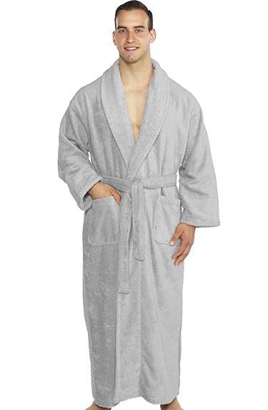 Personalized Full Ankle Length Terry Shawl Bathrobe, Embroidered Bath Robe, Monogrammed Shawl Bathrobe, 100% Combed Pure Turkish Cotton
