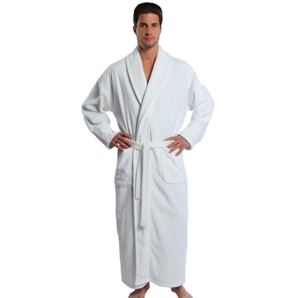 TERRY VELOUR BATHROBE